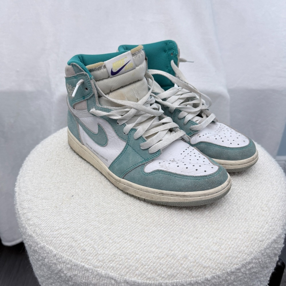 Jordan 1 Retro OG High Turbo Green Shoes Mens 9us Green Basketball 555088-311